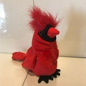 Mac the Cardinal w/ERRORS, RARE | Beanie Baby